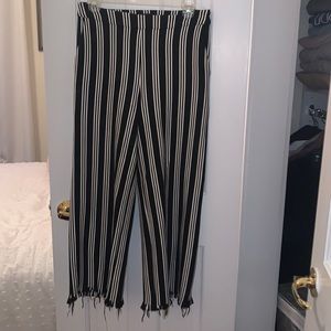 South Moon Under Striped Black and White pants
